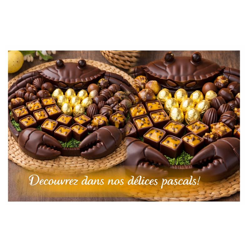 Plateau Chocolat blanc & Coulis Mangue / Passion
